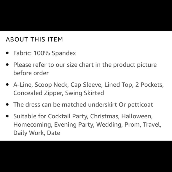 Kuvant - 1950’s Retro Style Scoop Neck Cocktail Dress in White & Blue Floral - Picture 16 of 16